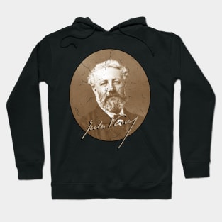 Science Fiction Visionary - Jules Verne Portrait 2 Hoodie